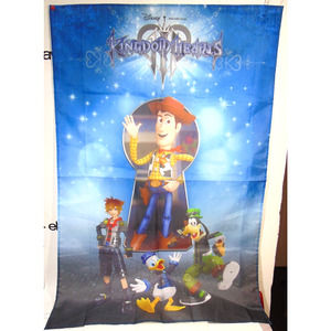 Toy Story Square Woody Disney Kingdom Hearts 3 III Fabric Banner Wall 40 x 27